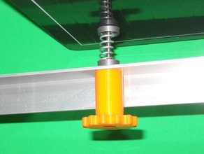 flsun cubo cama de ajuste melhorias Impressora 3d peças botão protetor a mola espaçador 3d print model - Mito3D