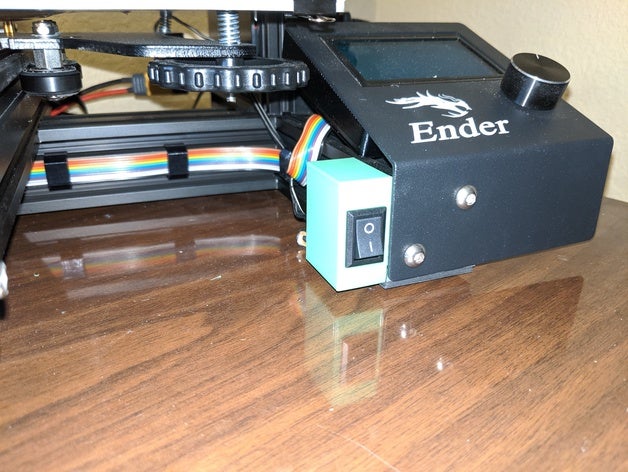led switch 3d printer accessories 3D print model - Mito3D