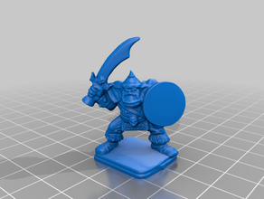 batalla de maestros - orcos caos ejército juguetes y accesorios juego battlemaster 3d print model - Mito3D
