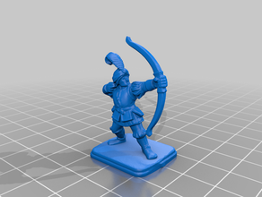 batalla de maestros - imperial arqueros ejército juguetes y accesorios juego battlemaster 3d print model - Mito3D