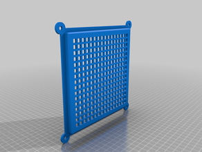 ventilation grid computer 3d print model - Mito3D