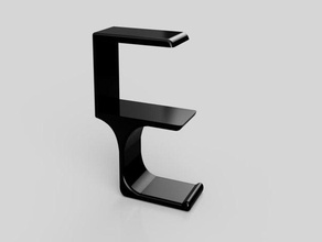 escritorio de soporte para auriculares organización los percha gancho 3d print model - Mito3D