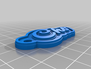 llavero cho Schlüsselanhänger kundengebundene 3d print model - Mito3D