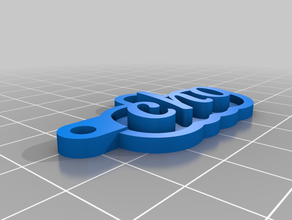 llavero cho 2 llaveros personalizado 3d print model - Mito3D
