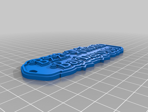 barbarroja llaveros personalizado 3d print model - Mito3D