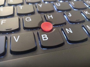 concave trackpoint newer thinkpads computer pointing stick thinkpad 3d print model - Mito3D