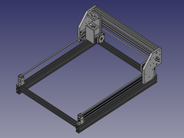 alu laser il fai da te 3dpburner cnc 3D print model - Mito3D