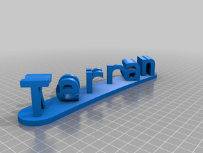 terran işaretler ve logolar özelleştirilmiş 3d print model - Mito3D