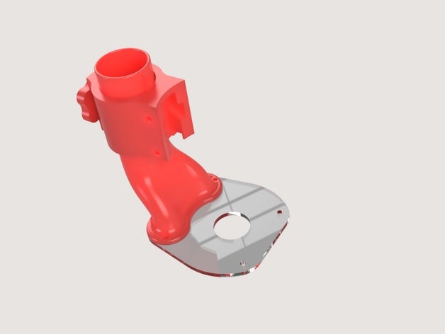 cnc dustshoe a máquina do makerfr rs-cnc32 3D print model - Mito3D