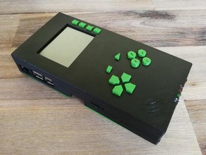 gamepi jogos de vídeo raspberry pi retropie caso retro 3d print model - Mito3D