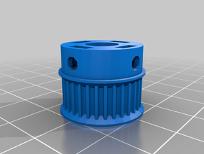 my customized gt2 gear pulley idler 3d printer parts 3d print model - Mito3D