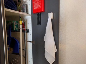 simple towel hanger diy 3d print model - Mito3D