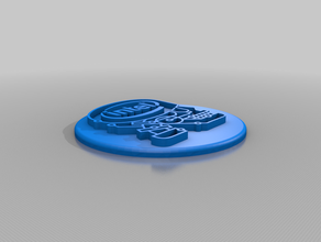 insigne intel skulltrail d'origine pièces et badges 3d print model - Mito3D