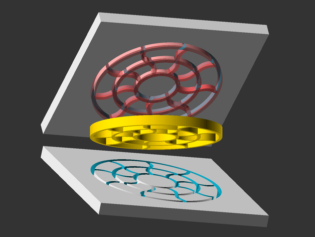 Kleber Formen-Bibliothek 3d-drucken lib kein support openscad Formen 3D print model - Mito3D
