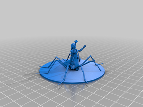 mamá pata larga drider juegos y juguetes daddy long legs drow la araña 3d print model - Mito3D