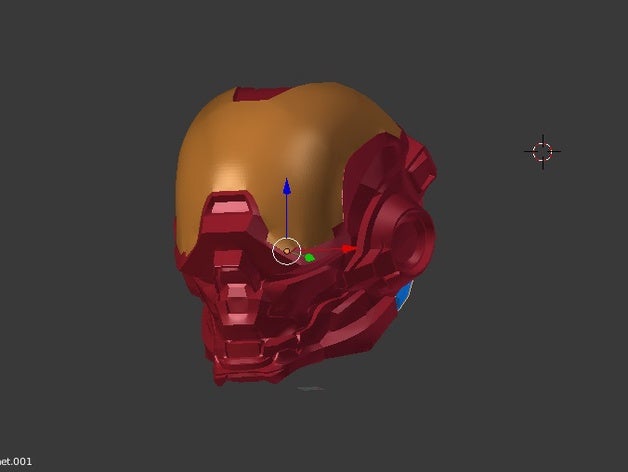 halo 5 - locus helmet costume 3D print model - Mito3D