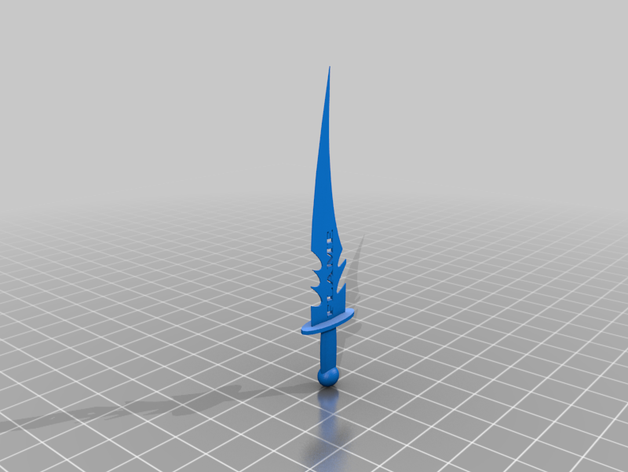 flame supreme sword 3d printing 3D print model - Mito3D