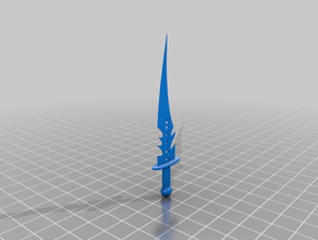 flame supreme sword 3d printing 3d print model - Mito3D