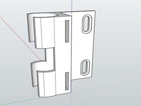 pompe à vélo titulaire de 25mm outils 3d print model - Mito3D