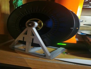 filament-Ständer-Kugellager schnelle Montage in Boden, Wand 53mm 3d Drucker Zubehör 3d print model - Mito3D