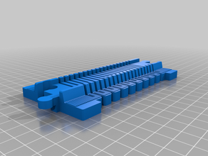 tren düz elastik tam boyut izlemek inşaat oyuncaklar 3d print model - Mito3D