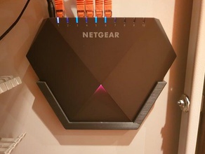 wall mount nighthawk sx10 - netgear switch computer 10gbe 3d print model - Mito3D