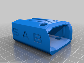 sab construir talon reposição mag titular 3d print model - Mito3D