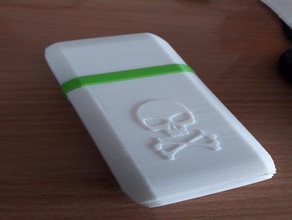 pills box holder pocket 3d print model - Mito3D