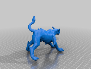 blink dog toy & game accessories creature dnd miniature monster 3d print model - Mito3D
