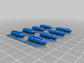 8 pin apoyo La impresión en 3d 3d print model - Mito3D