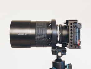 tamron 55bb mirror lens arca-swiss tripod mount camera 3d print model - Mito3D