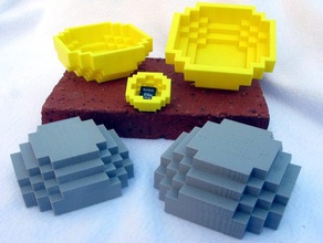 ciotole cubi i contenitori openscad 3d print model - Mito3D