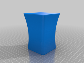semplice 100mm piazza cup arredamento su misura 3d print model - Mito3D