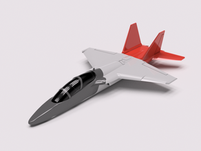 usaf t-7a redhawk vehicles air force aircraft boeing tx fighter jet military model plane saab t-7 t-x 3d print model - Mito3D
