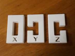 rompecabezas de xyz juegos y juguetes puzzle 3d print model - Mito3D