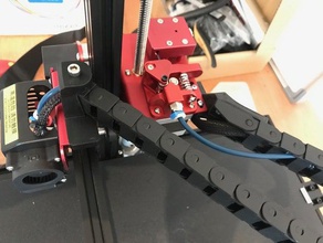 creality cr-10 max cable management 3d print model - Mito3D
