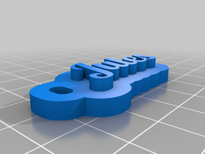 jules llaveros personalizado 3d print model - Mito3D