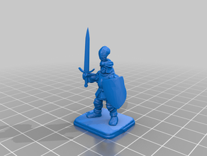men-at-arms heroquest scout games 3d print model - Mito3D