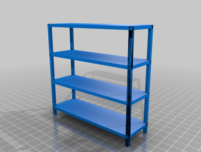 lagerregal el modelo de los muebles 3d print model - Mito3D
