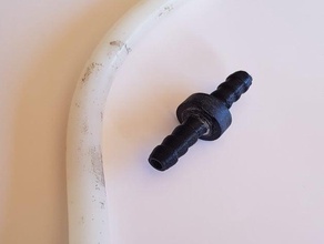 7mm tubing connector 3d print model - Mito3D