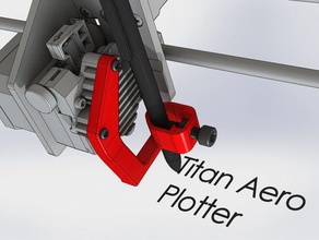 titan aero pen plotter mod 3d printer accessories accessory cnc plotter e3d titan aero pen pen plotter pen plotter holder plotter