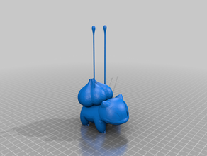1 bulbasaur pokemon heykeller 3d print model - Mito3D