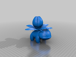 ivysaur pokemon 2 sculture 3d print model - Mito3D