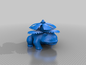 venusaur pokemon 3 las esculturas 3d print model - Mito3D