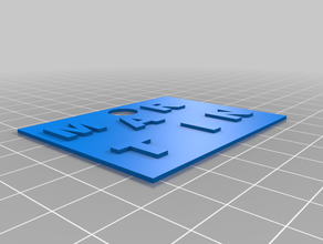 etiket 3d baskı 3d print model - Mito3D
