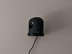 foxcam r2 fissaggio a parete la fotocamera 3d print model - Mito3D