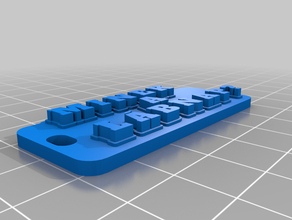 dd Schlüsselanhänger kundengebundene 3d print model - Mito3D