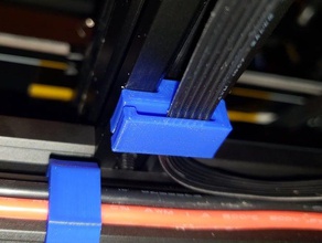 ender 3 - asse y-clip del cavo Stampante 3d accessori di clip 3d print model - Mito3D