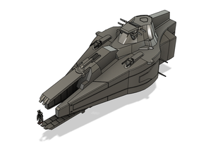 agamemnon-class refit 1 1700 vehicles gundam gunpla scale model starship 3d print model - Mito3D