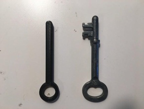 useable key replacement parts home 3d print model - Mito3D